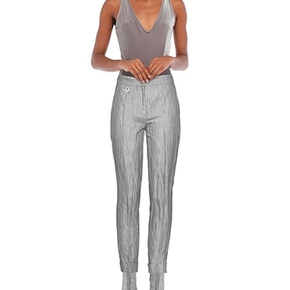 LORENA ANTONIAZZI Cotton/Silk Blend Pants (US 6 / EUR 42) * NEW * - Picture 2 of 7